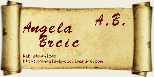 Angela Brčić vizit kartica
